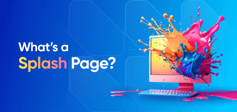 What Is a Splash Page? + Examples