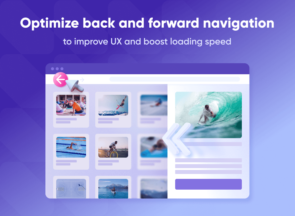 use back forward cache in your magento 2 store