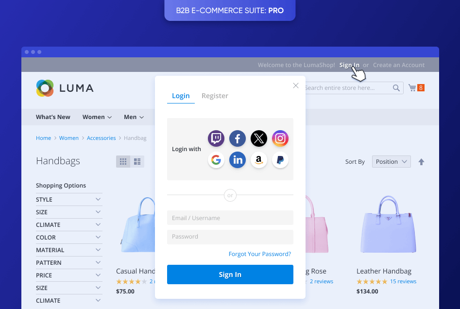 social login