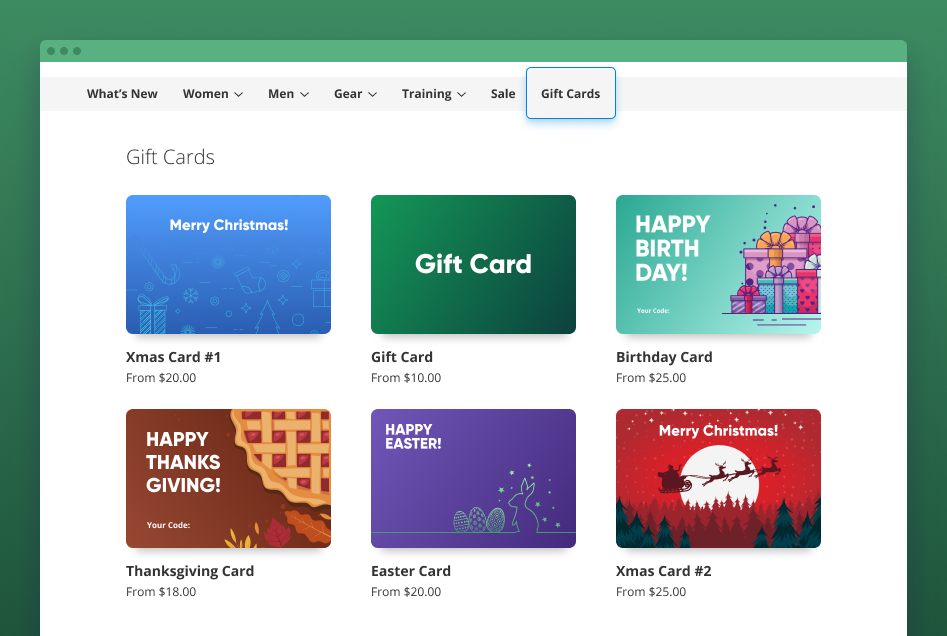 gift card magento 2 gift card