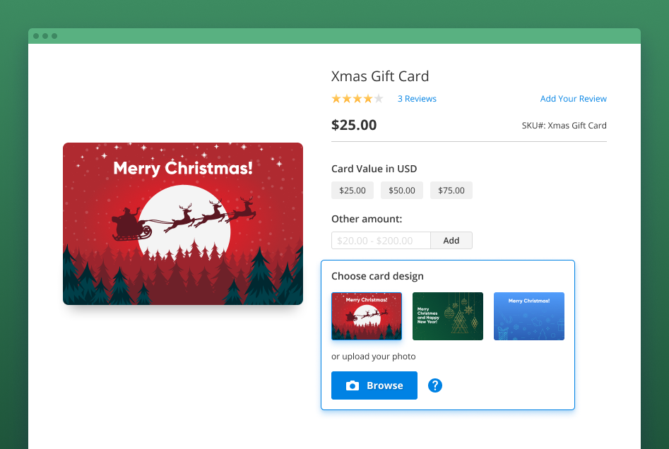 gift card images magento 2 gift card images selection