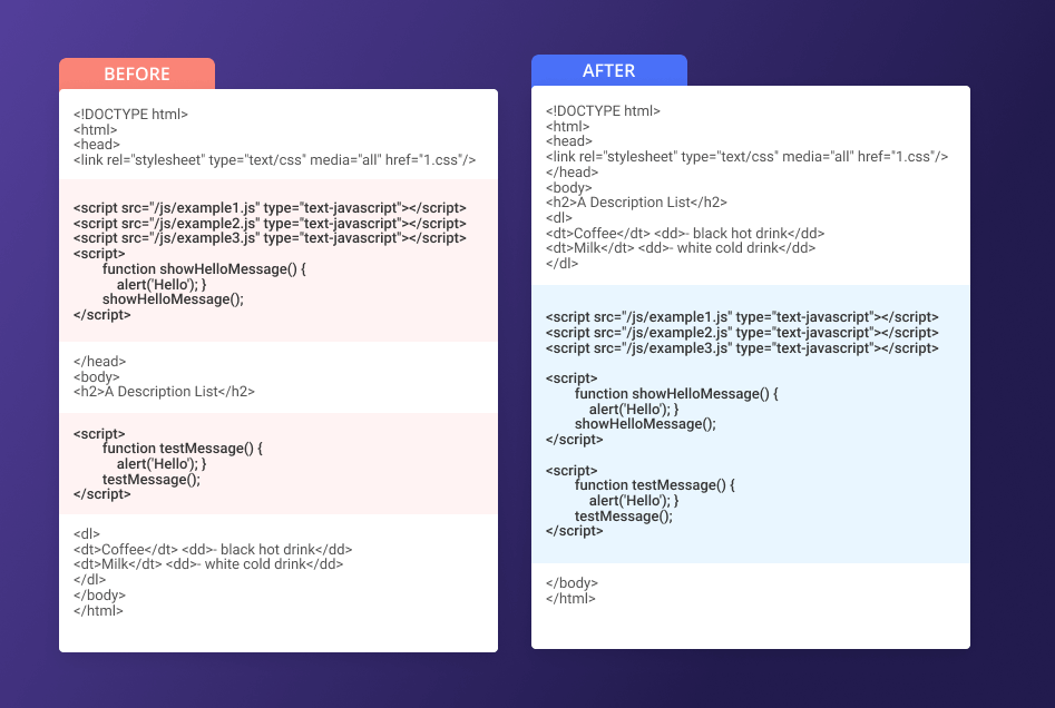 magento 2 code to footer move css js to footer