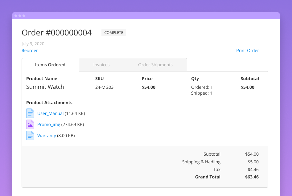 magento 2 customer account files