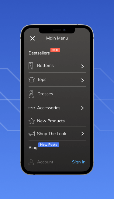 pwa-mobile-menu
