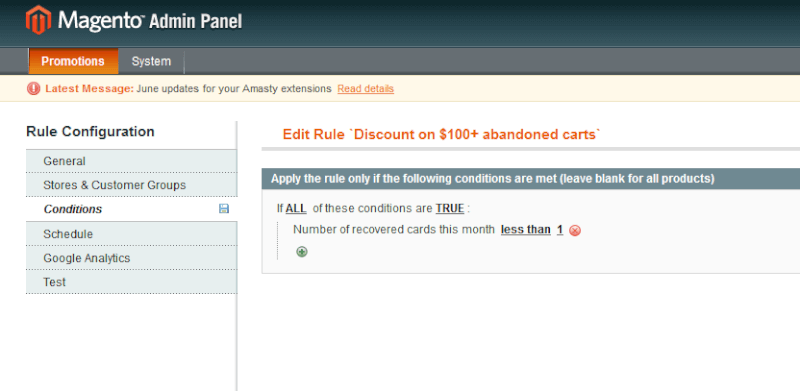 Magento Abandoned cart Email - Amasty