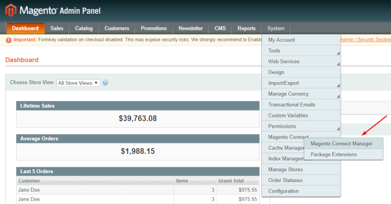 magento-connect-manager