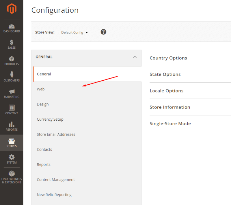 webstore-configuration-magento