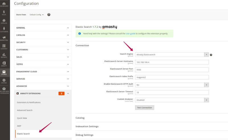 magento 2 elastic search