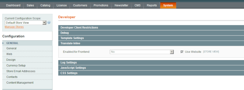 how to translate a Magento extension