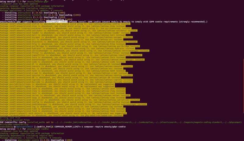 gdpr composer