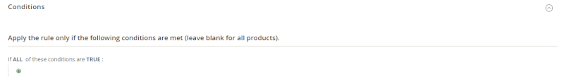cart price rule conditions