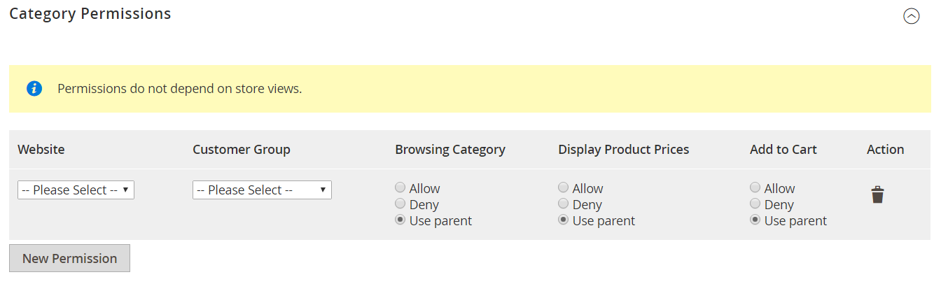 category permissions apply