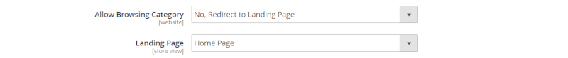 category permissions landing page