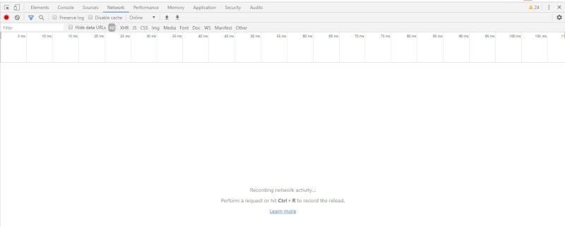 the network tab in the google chrome developer tools
