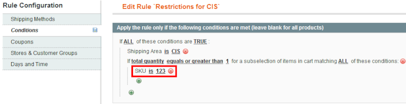 Magento Shipping Restrictions - Amasty